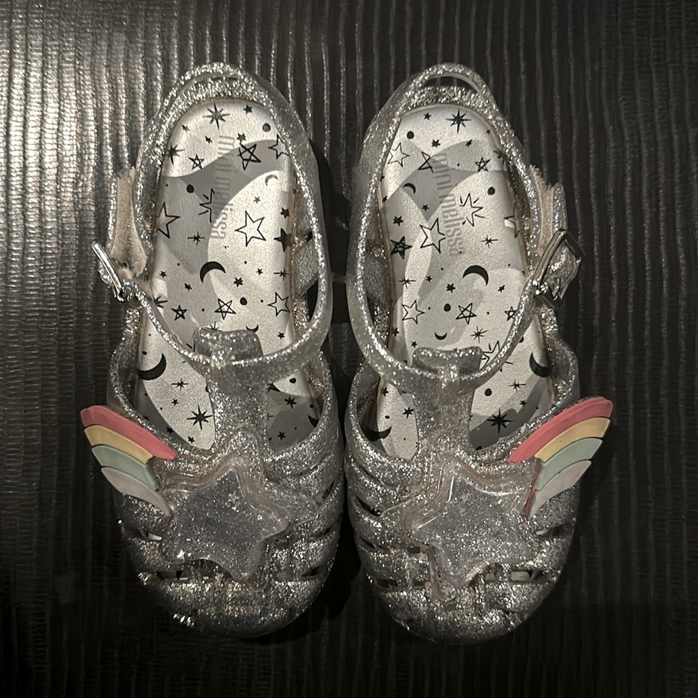 Mini Melissa sandals size 10 slightly used!